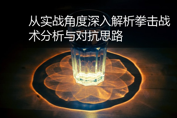 从实战角度深入解析拳击战术分析与对抗思路